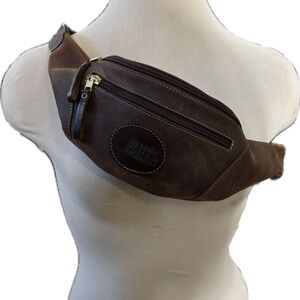 Roots Leather Fanny Hip Pack